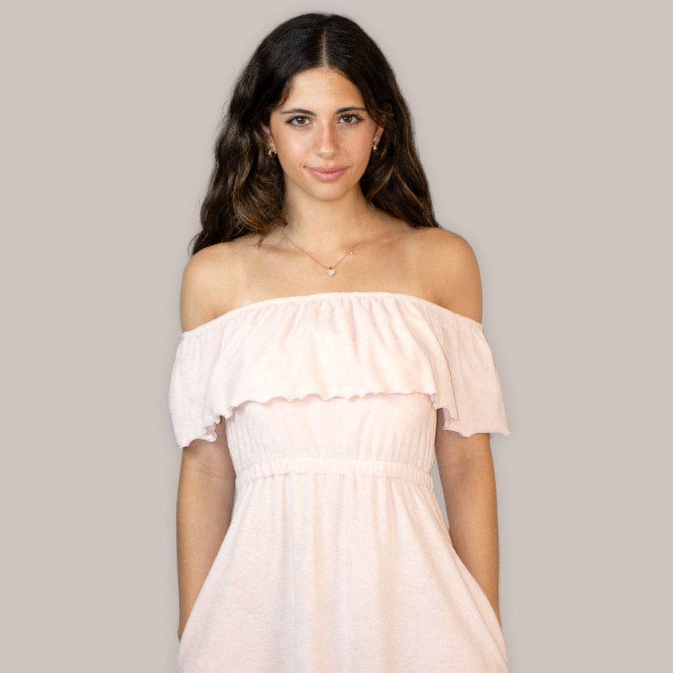 Multi-style arm & bust cover – lightweight, soft towelling & wearable four ways for maternity, beach, spa, or post-shower comfort.