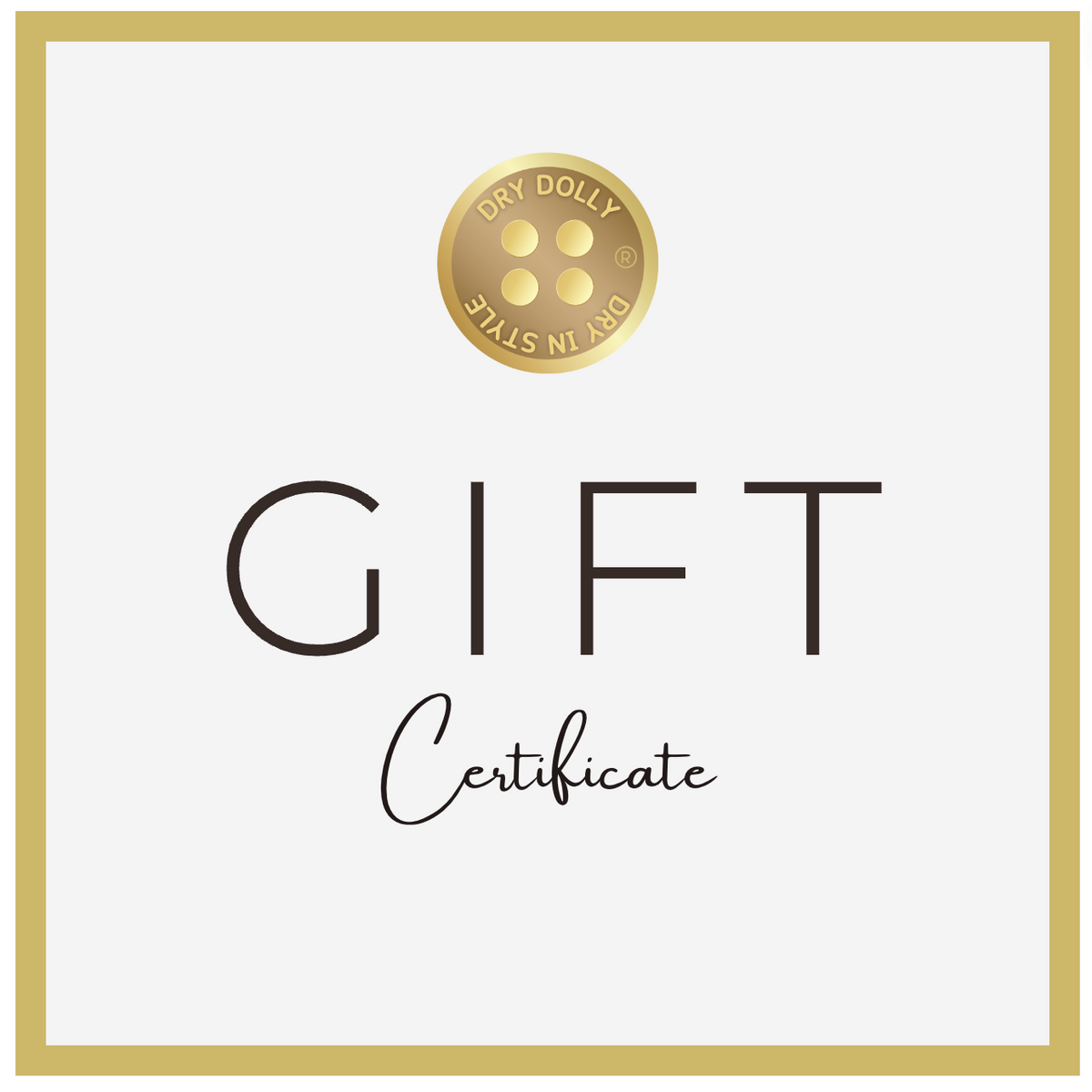 Dry Dolly Gift Card – the perfect luxury gift for quick-dry towel dresses in the UAE. Stylish, practical & ideal for any occasion.
