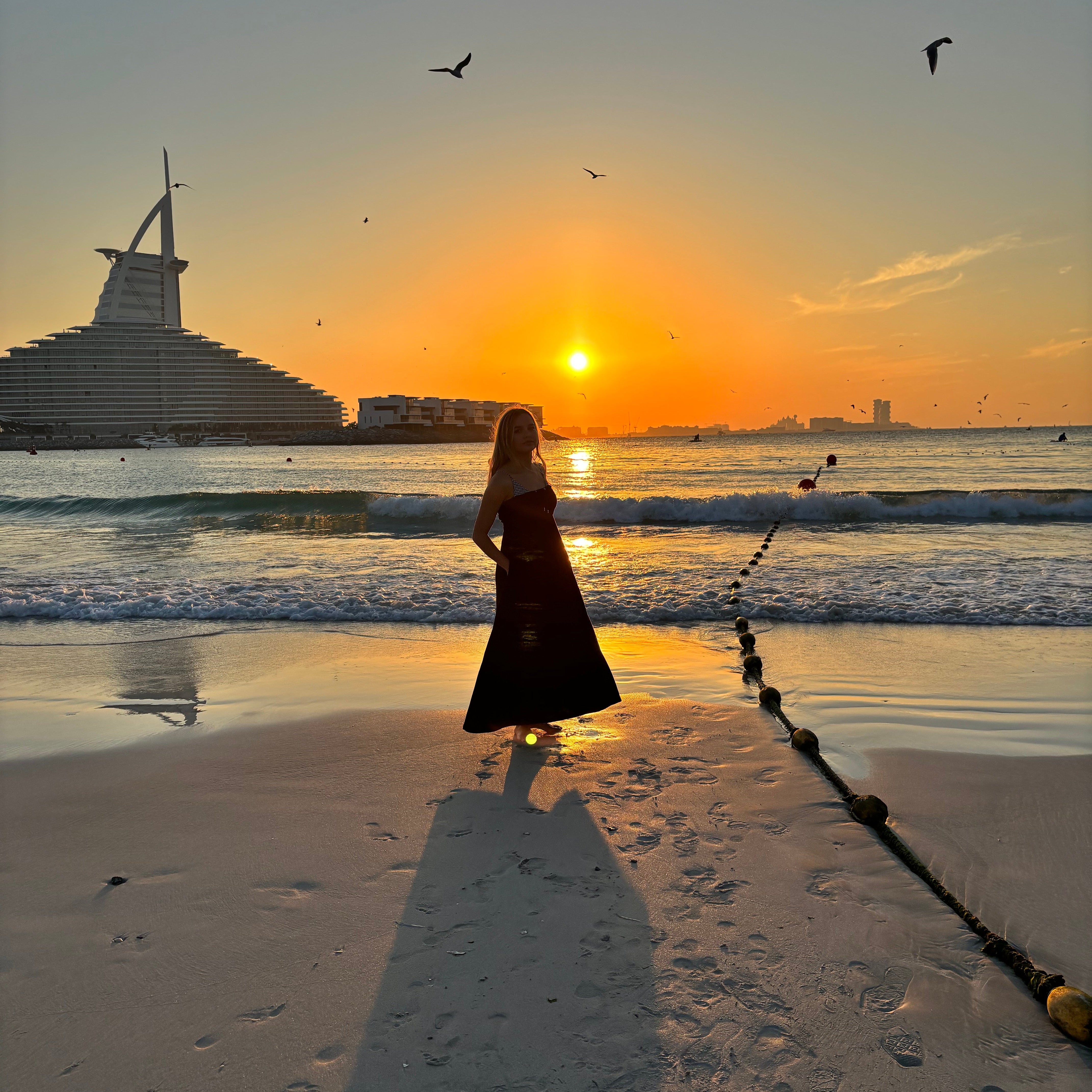 Elegant long towel dress – soft towelling, quick-drying, and designed for effortless style at home, beach, bar, boat or maternity.