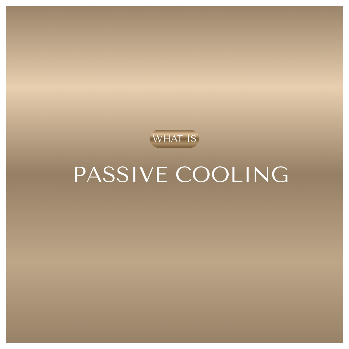What Is Passive Cooling? How Dry Dolly Is Leading The Way